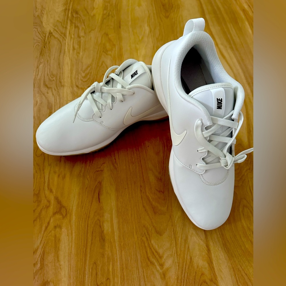 Nike Golf Roshe Tour Golf Shoes Men’s 11.5 Wide Summit White. NWOT - Picture 3 of 6